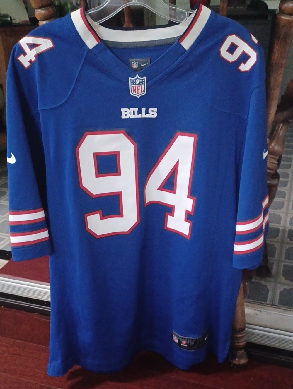 NFL Buffalo Bills #94 Blue Jersey